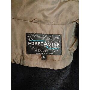 Vintage Vented Forecaster Sport Size Large Two-tone Zip Out Lining Coat Hood